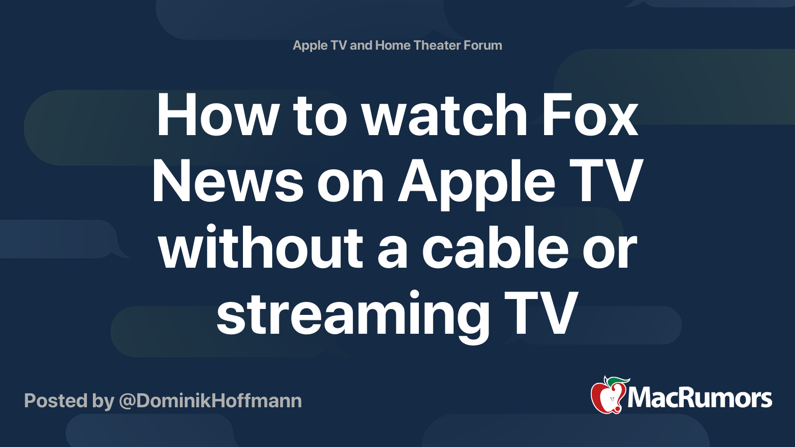 Fox news apple online tv