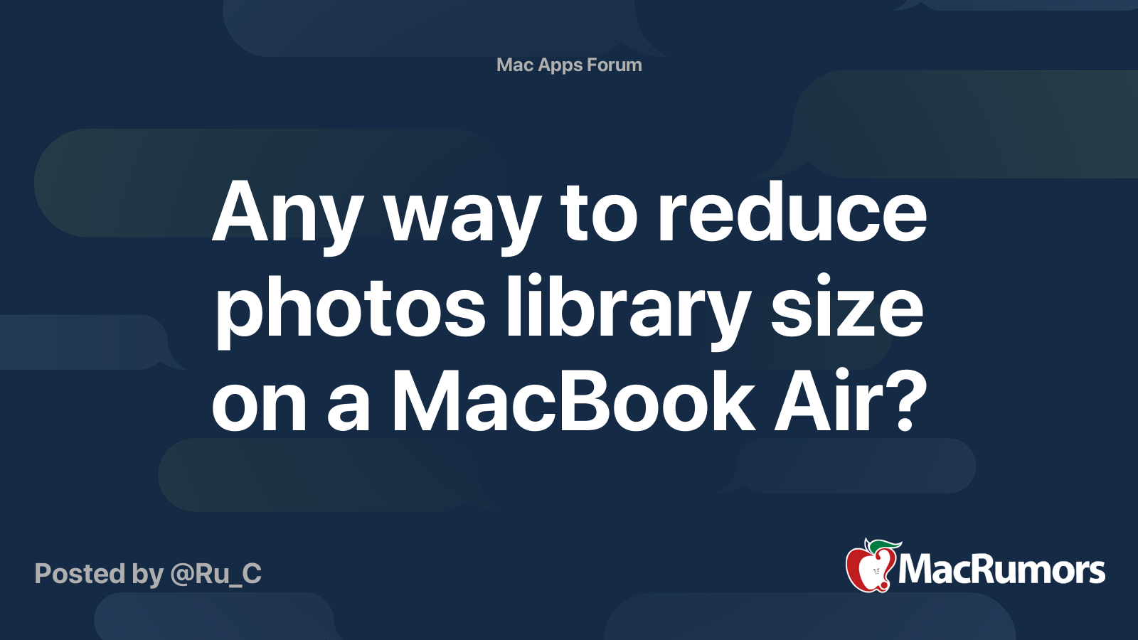 how to reduce file size of photo on macbook air