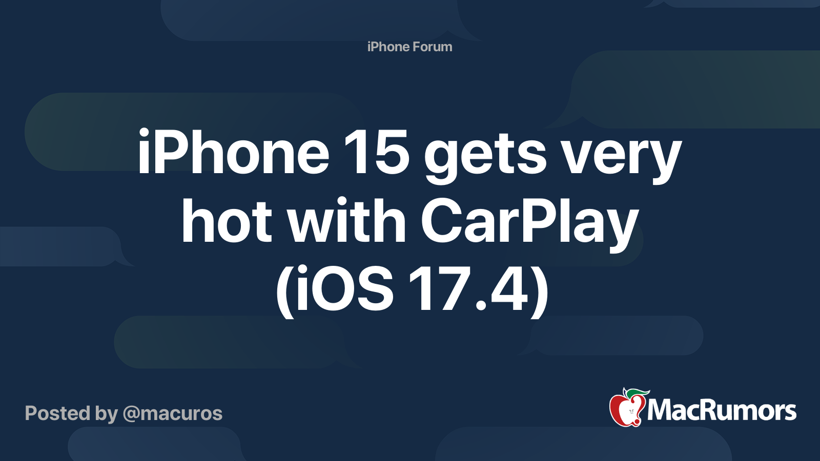 Apple iphone 15 receives extraordinarily scorching with CarPlay (iOS 17.4)