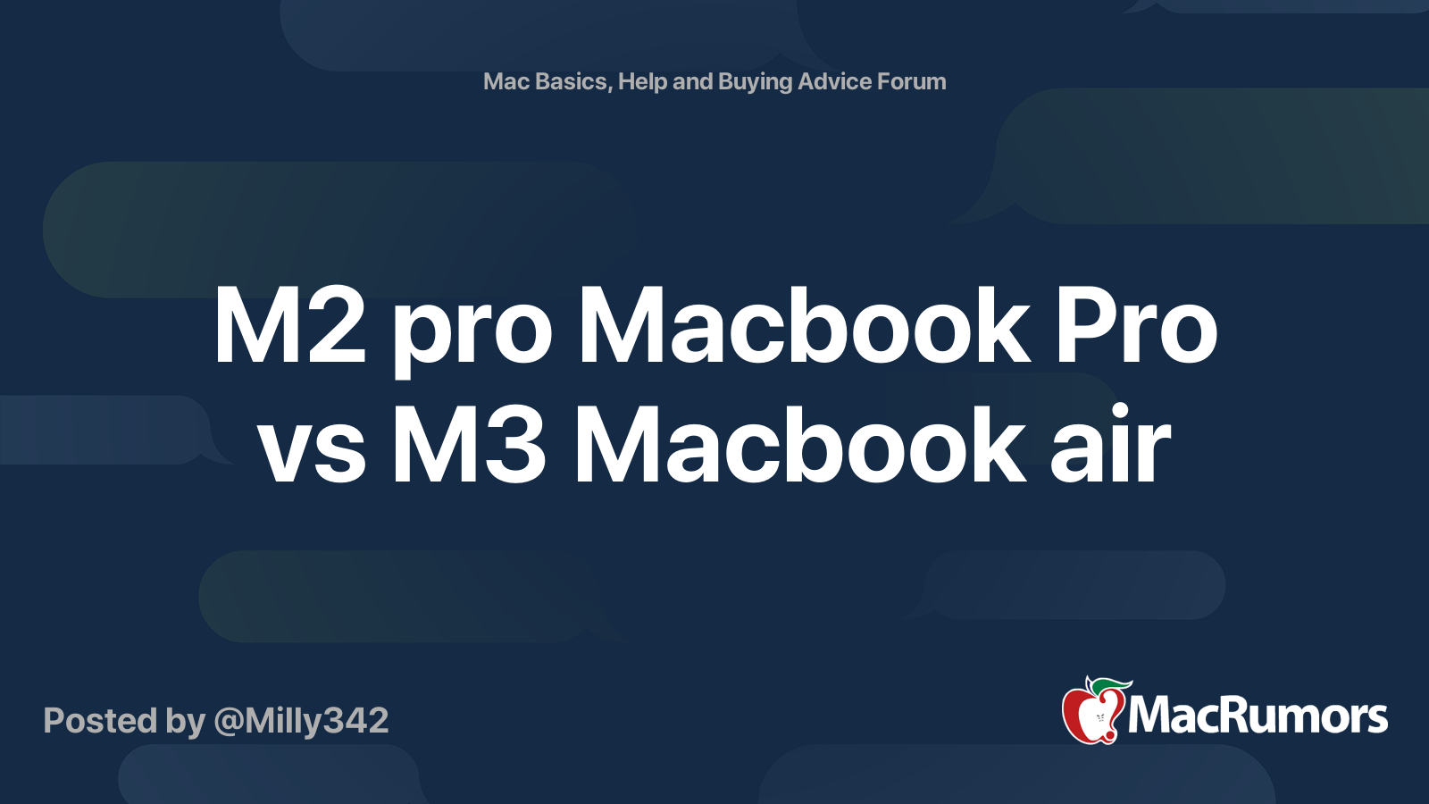 apple macbook air m2 vs apple macbook pro m3 user reviews