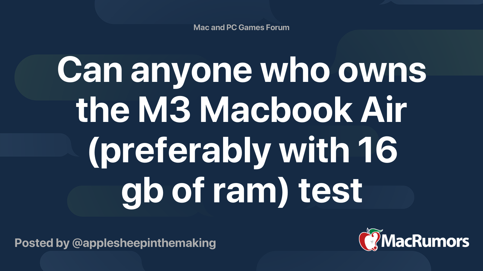 can-anyone-who-owns-the-m3-macbook-air-preferably-with-16-gb-of-ram