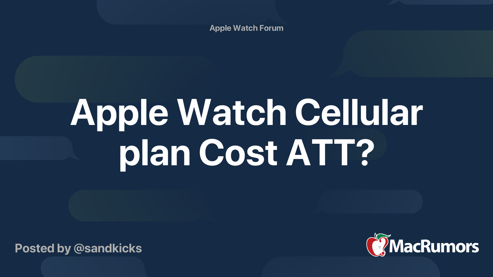 how much does it cost to add apple watch to phone plan