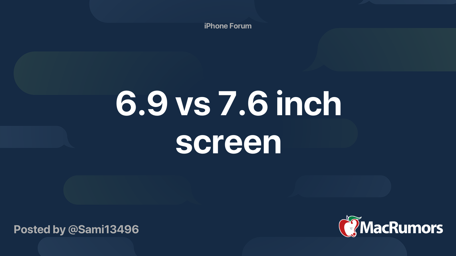 6.9 vs 7.6 inch screen | MacRumors Forums