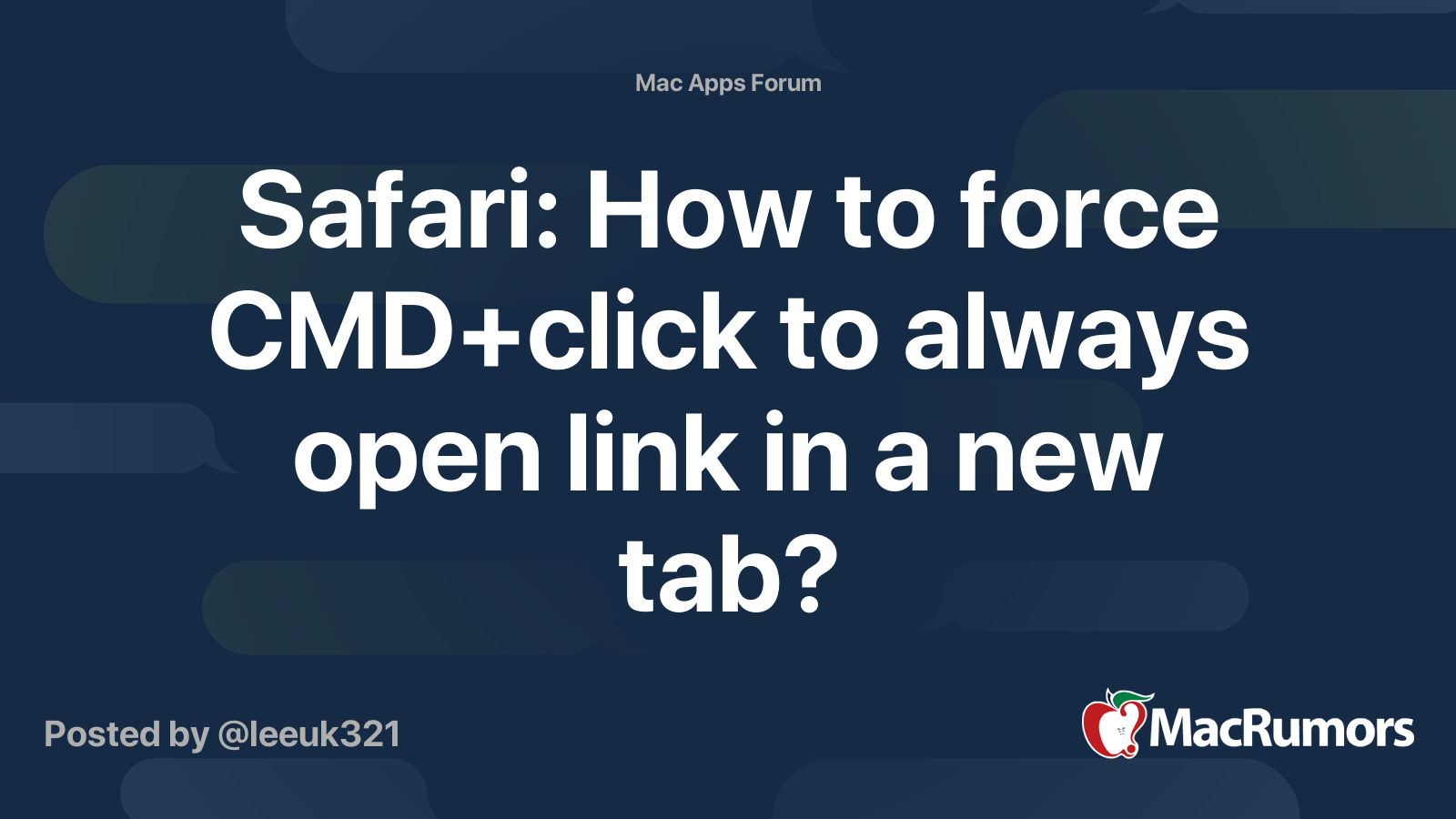 Safari: How to force CMD+click to always open link in a new tab ...