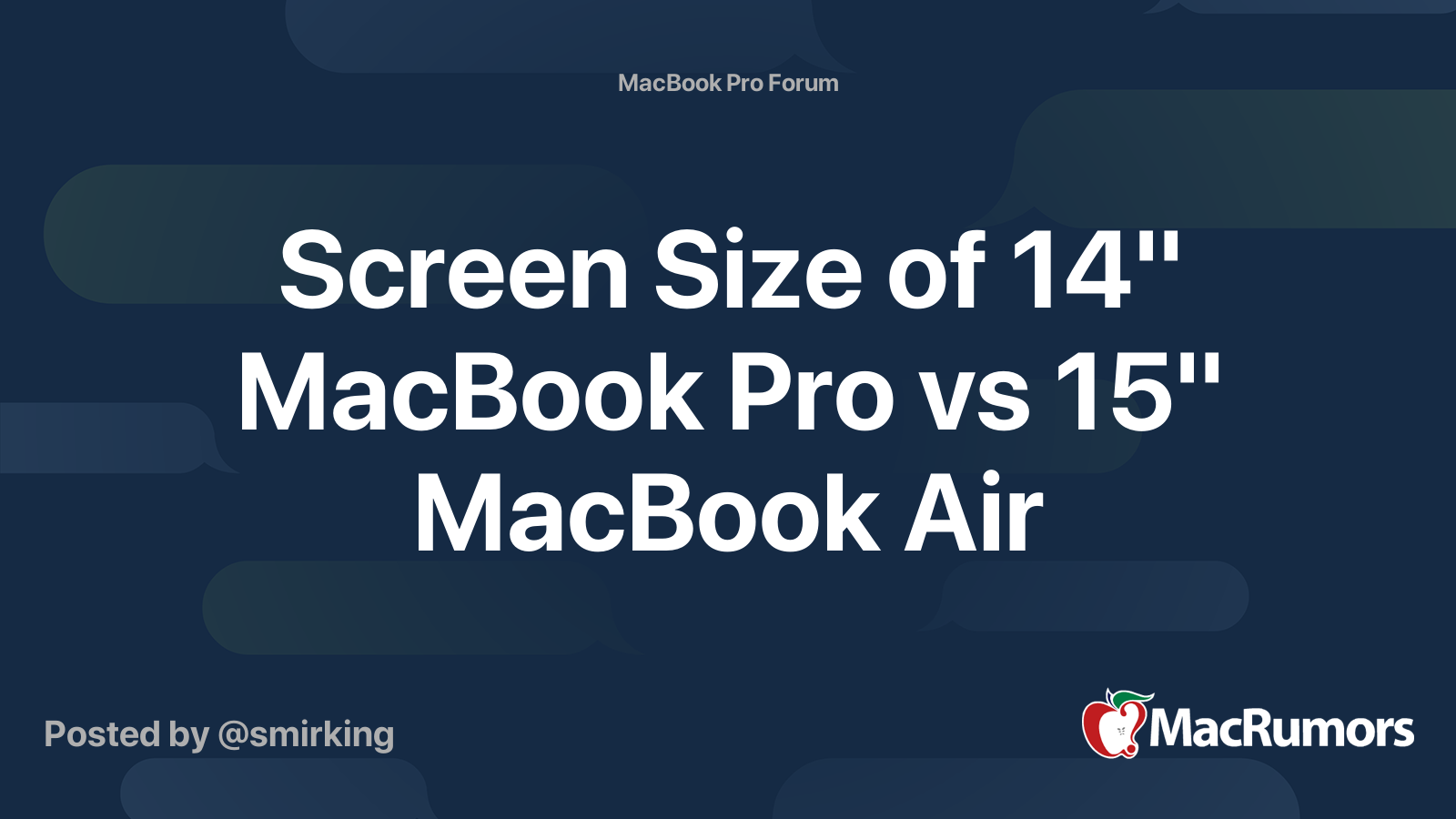 Screen Size of 14