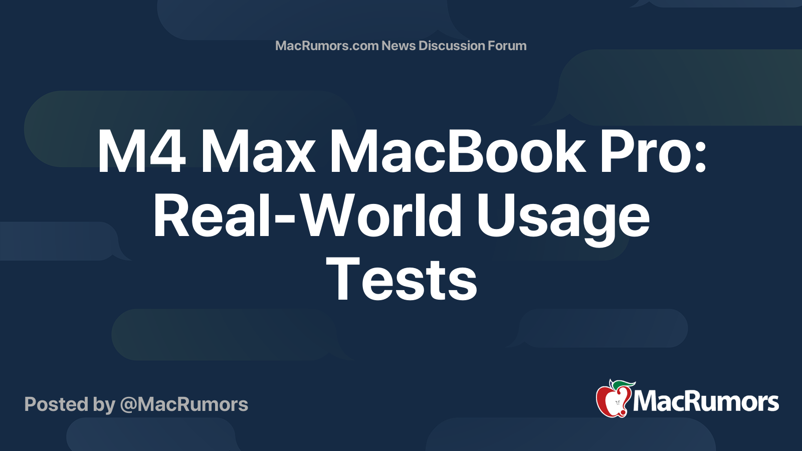 M4 MAX MACBOOK PRO REAL WORLD USAGE TESTS intelligence overview