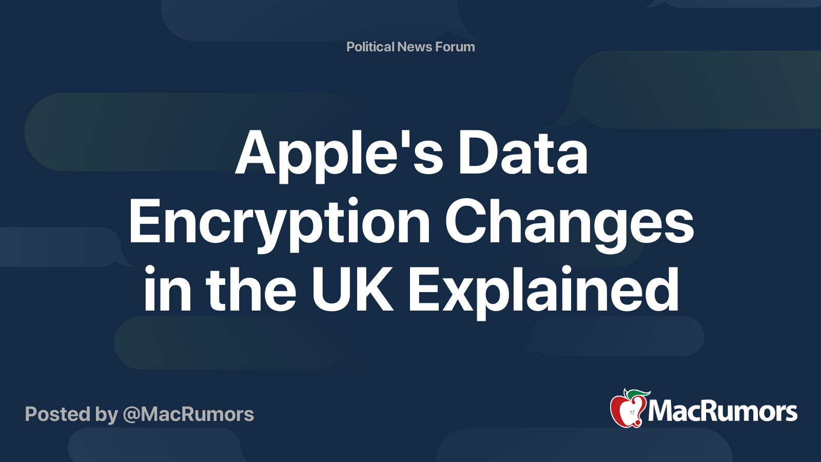 Apple's Data Encryption Changes in the UK Explained | Page 4 ...