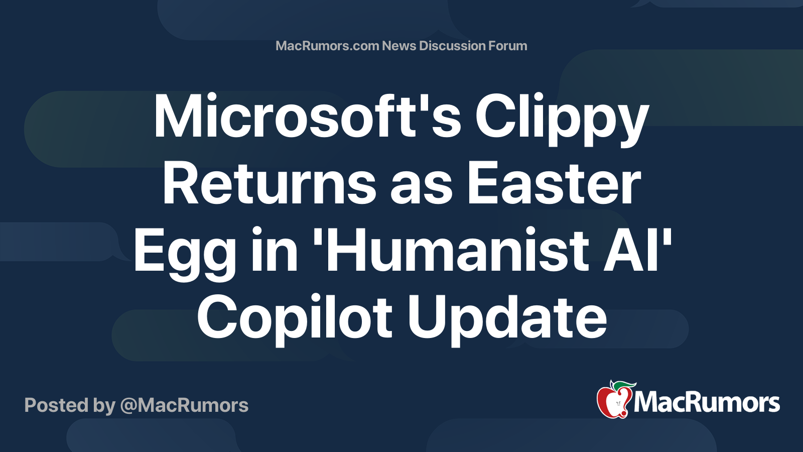 Microsoft's Clippy Returns as Easter Egg in 'Humanist AI' Copilot ...