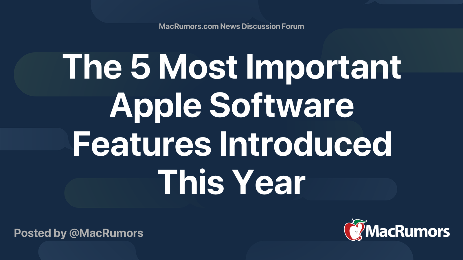 The 5 Most Important Apple Software Features Introduced This Year ...