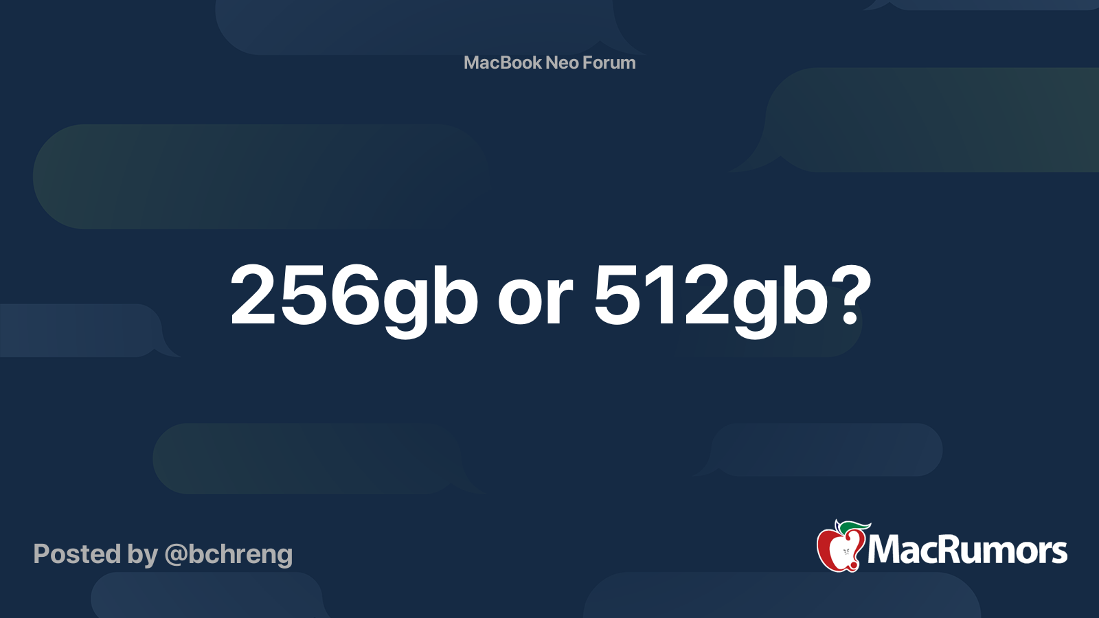 256gb or 512gb? | MacRumors Forums