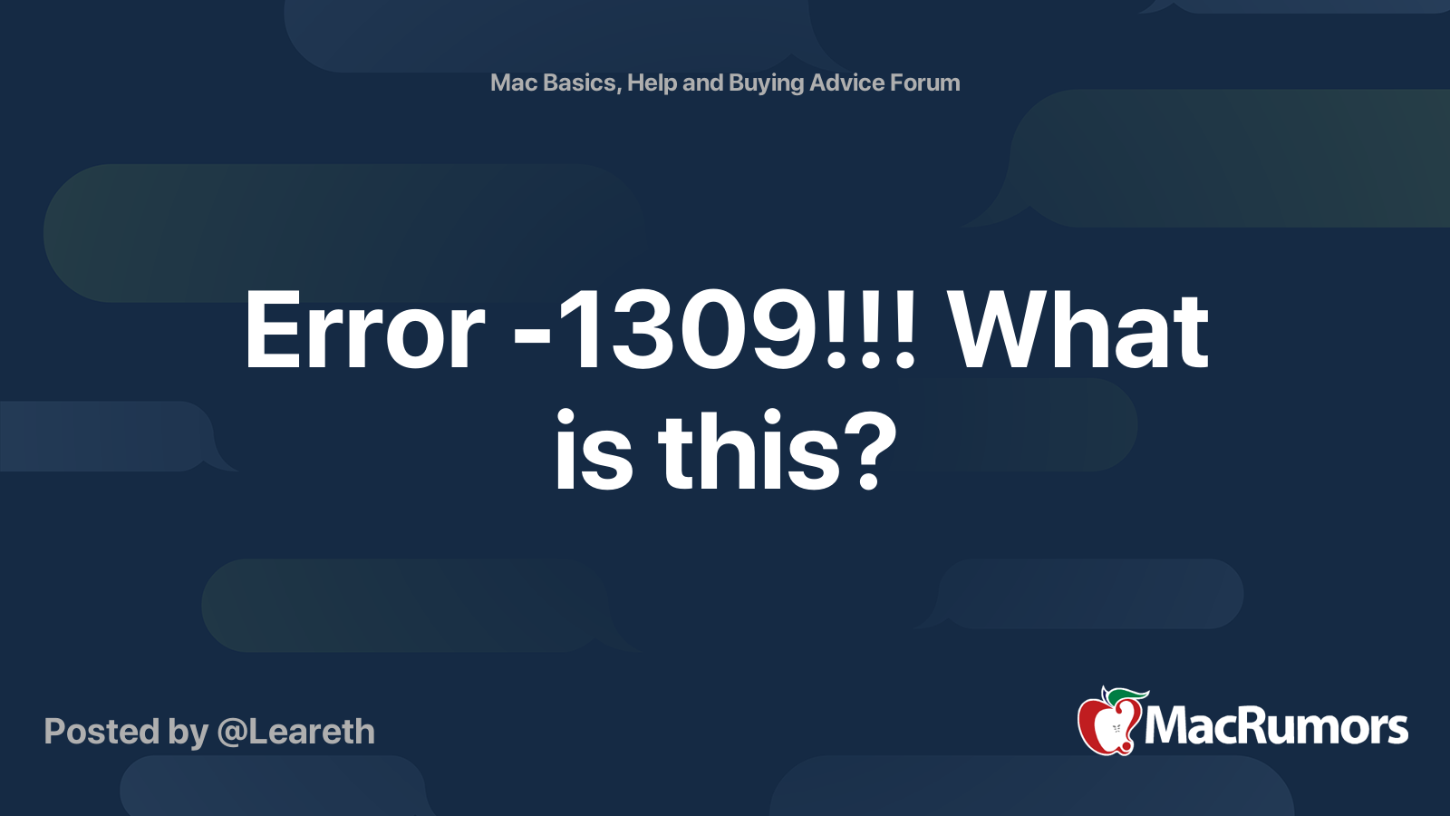 error-1309-what-is-this-macrumors-forums