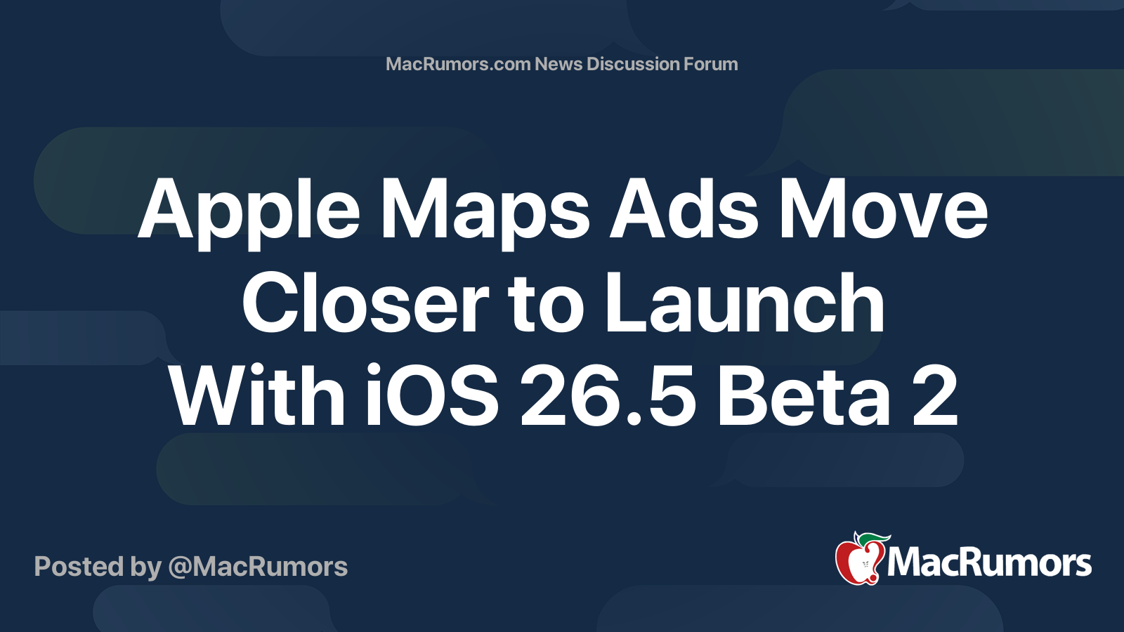 Apple Maps Ads Move Closer to Launch With iOS 26.5 Beta 2 | Page 3 ...