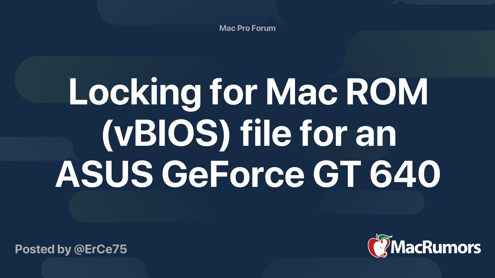locking for Mac ROM (vBIOS) file for an ASUS GeForce GT 640 | MacRumors ...