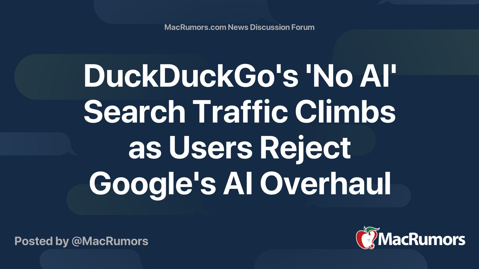 DuckDuckGo's 'No AI' Search Traffic Climbs as Users Reject Google's AI ...