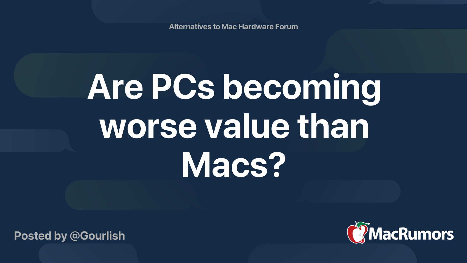 Are PCs becoming worse value than Macs?