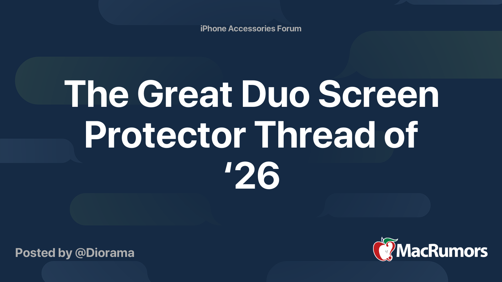 The Great Duo Screen Protector Thread of ‘26 | Page 4 | MacRumors Forums