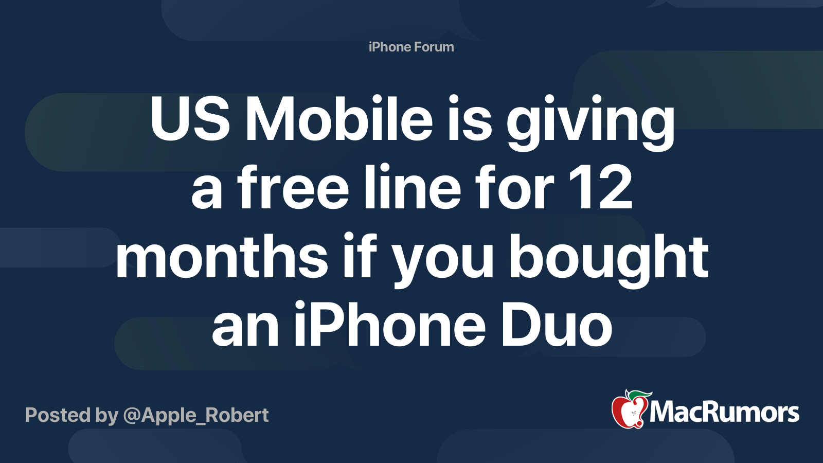 US Mobile is giving a free line for 12 months if you bought an iPhone ...