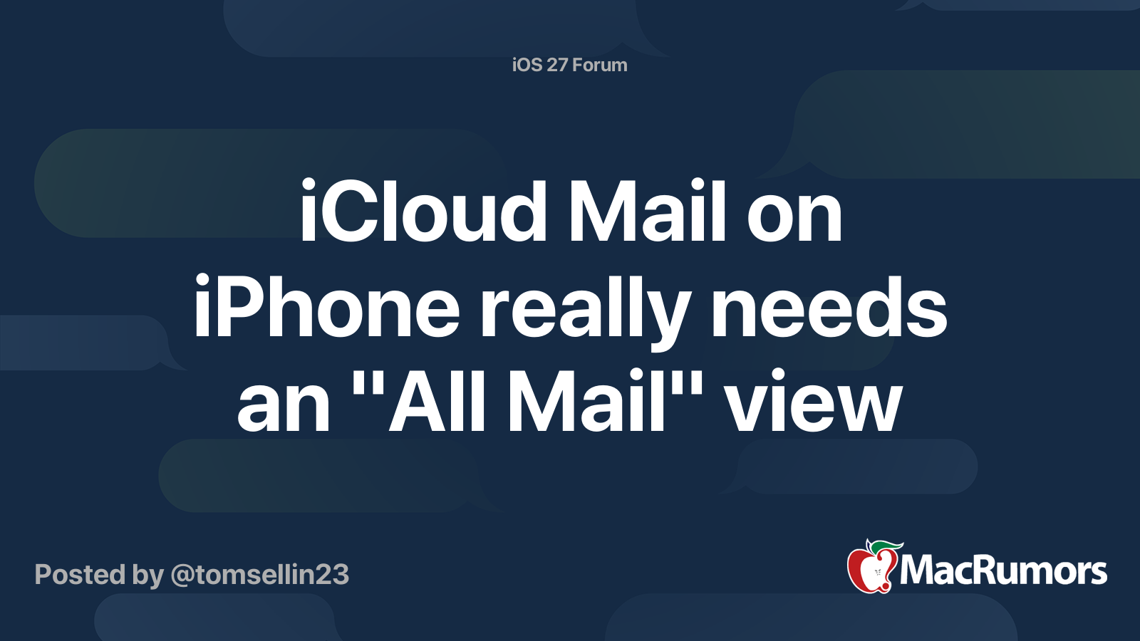 iCloud Mail on iPhone really needs an 