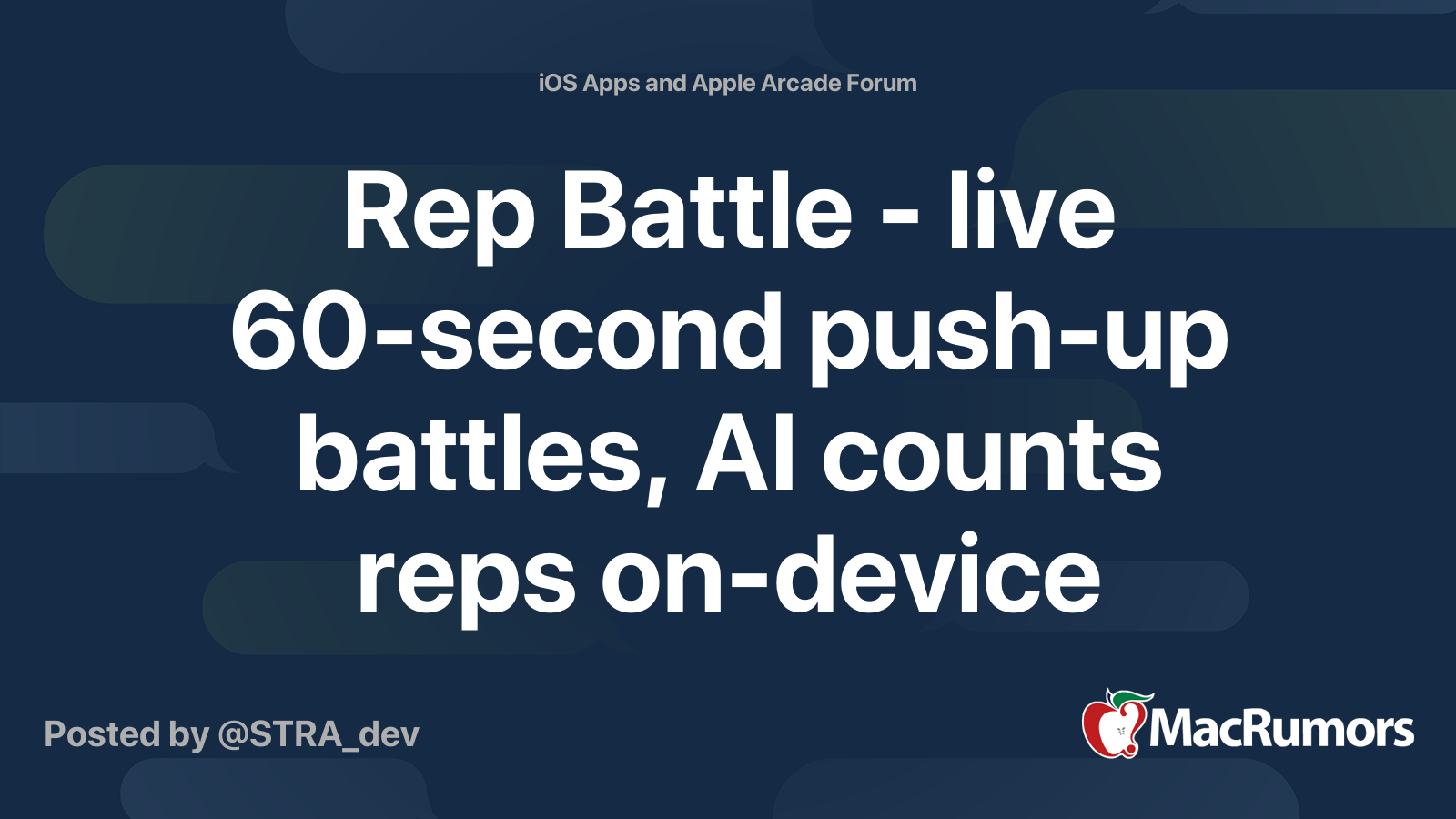 Rep Battle - live 60-second push-up battles, AI counts reps on-device ...