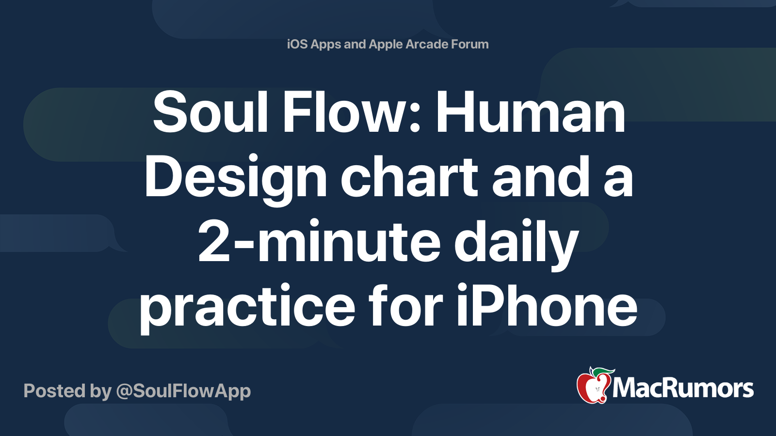 Soul Flow: Human Design chart and a 2-minute daily practice for iPhone ...