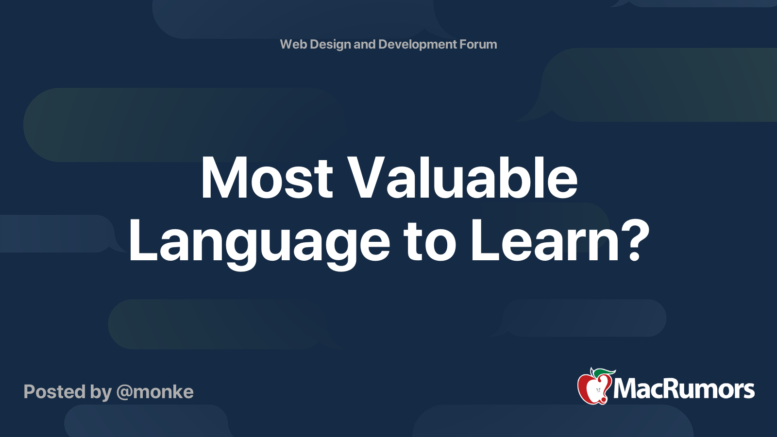 most-valuable-language-to-learn-macrumors-forums