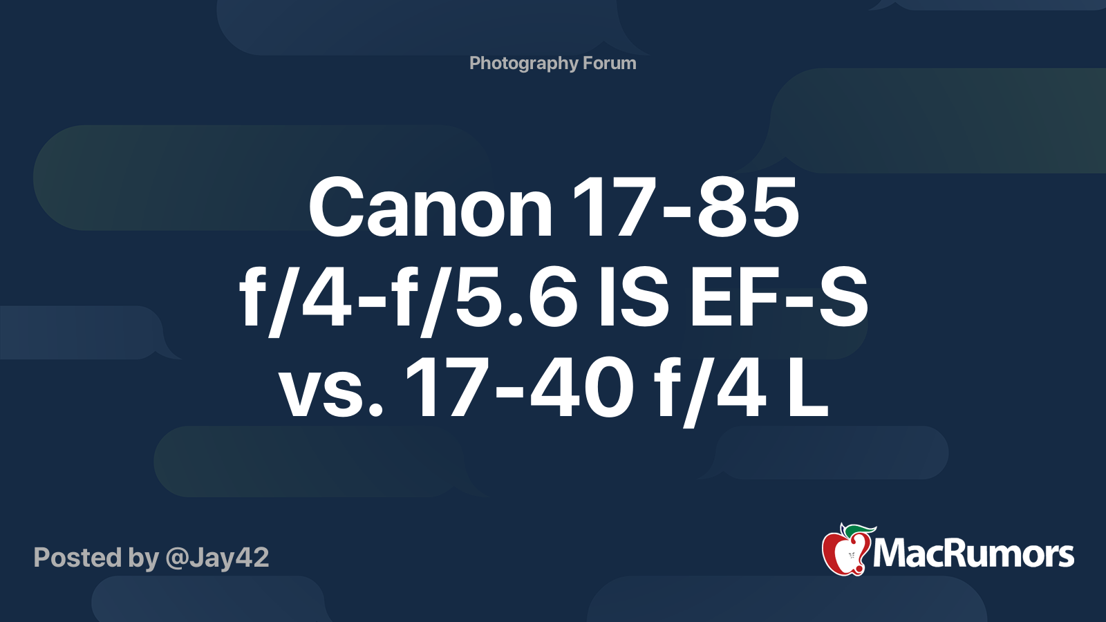 Wide angle comparison: Sigma 12-24 vs Canon 16-35 L and 17-40 L
