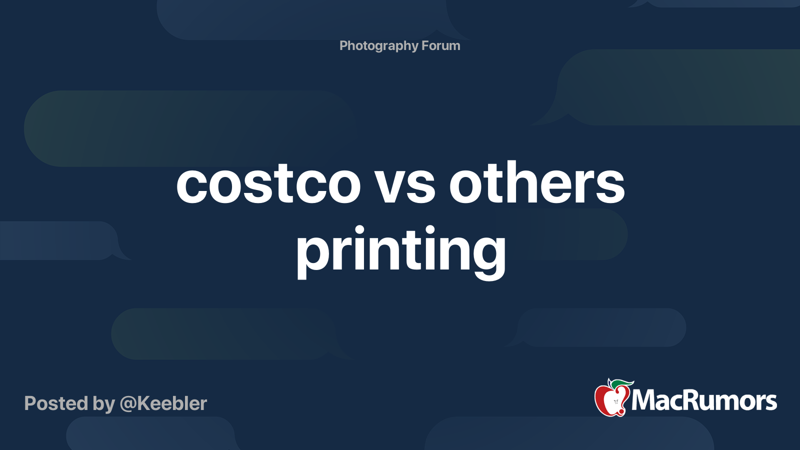 costco vs others printing MacRumors Forums