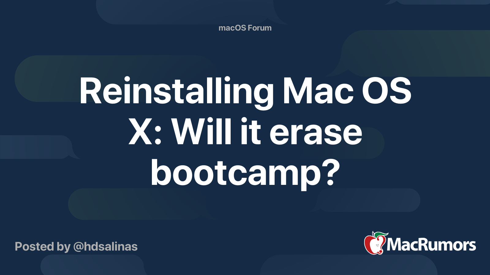 Как в bootcamp перейти на mac os обратно