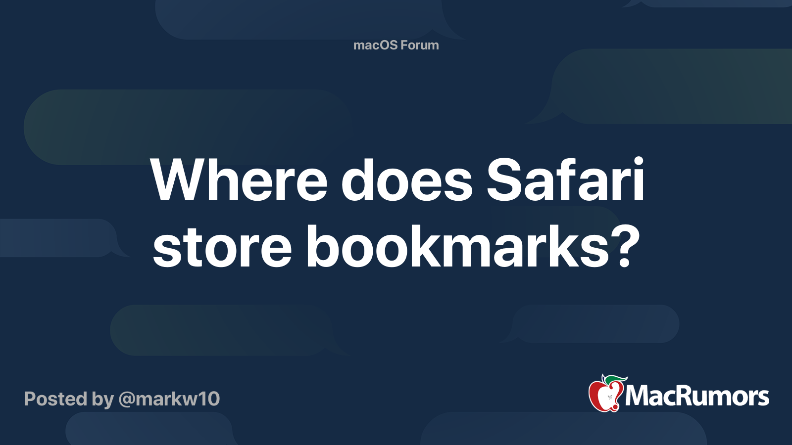 where-does-safari-store-bookmarks-macrumors-forums