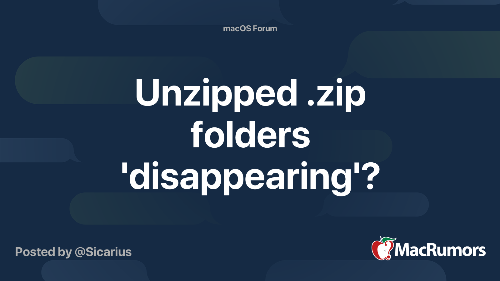 unzipped file disappears