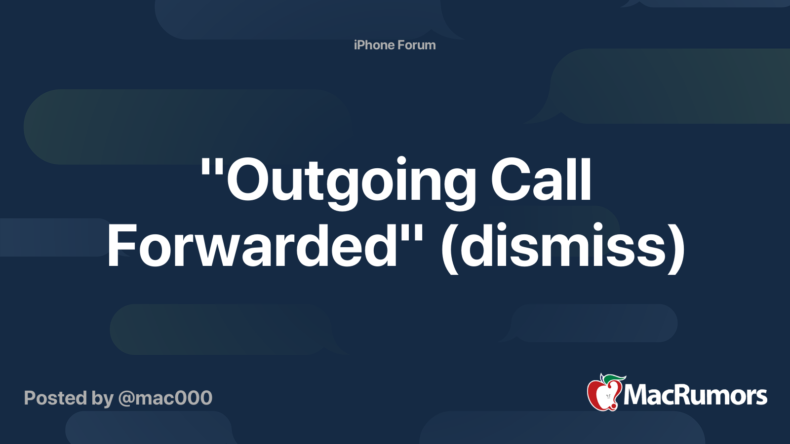 what does outgoing call forwarded means