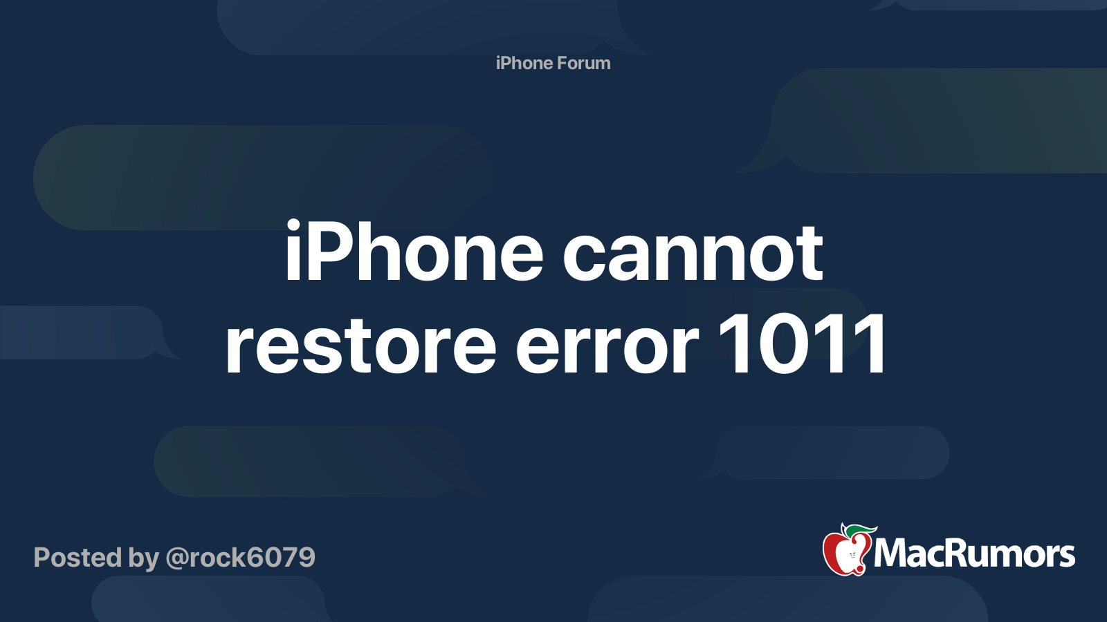 iphone cannot restore error 10