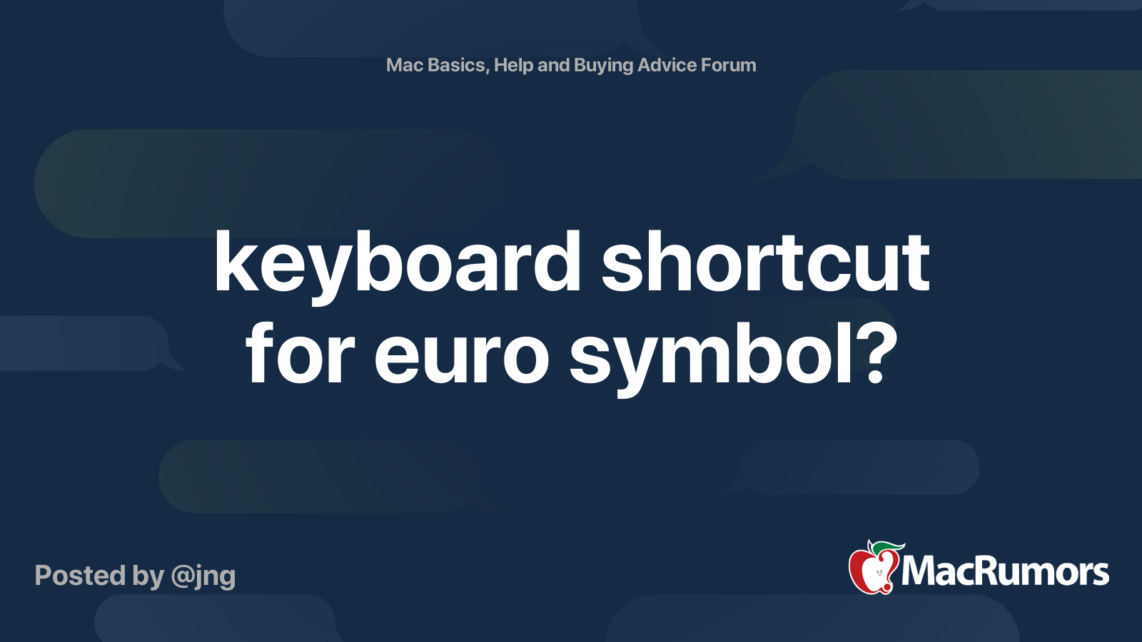 euro symbol on keyboard