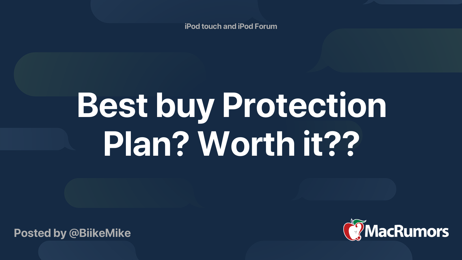 Best buy Protection Plan? Worth it?? 