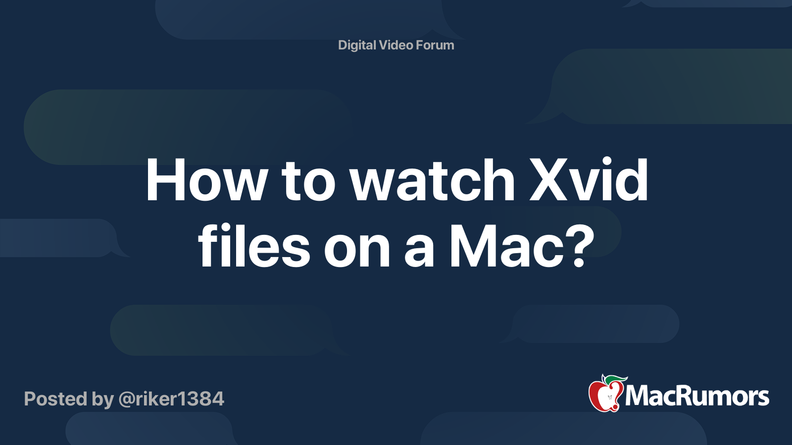 Xvid video codec vlc mac