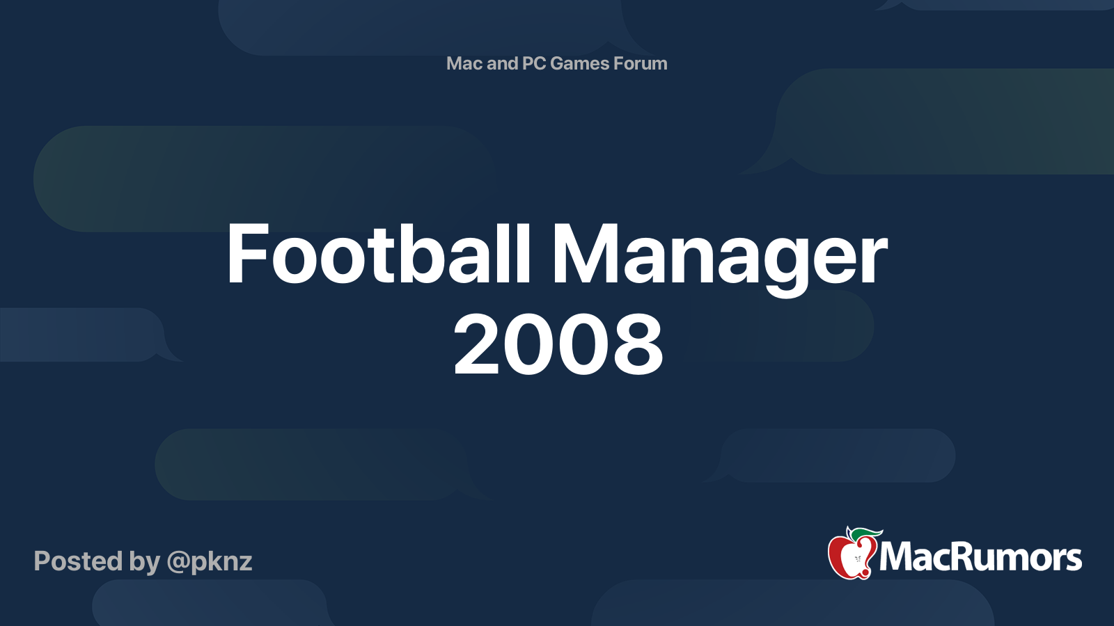 Football Manager 2008 For Mac Download