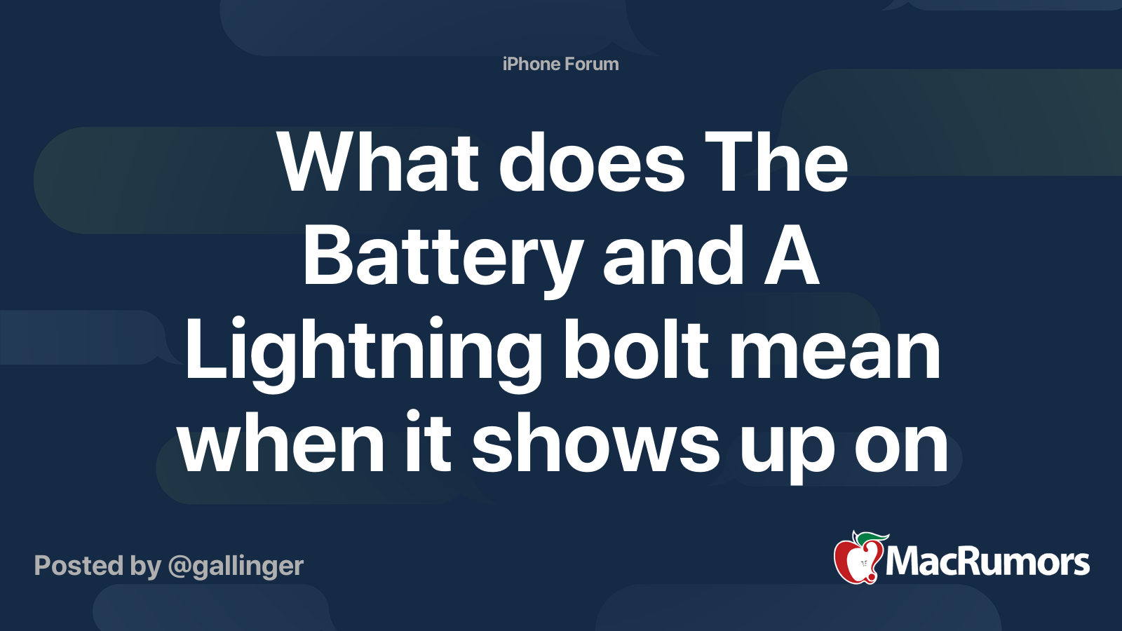 Battery red error -  Forums