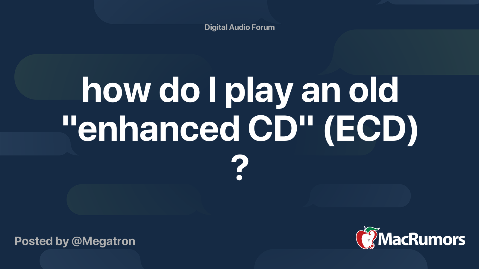 how do I play an old 
