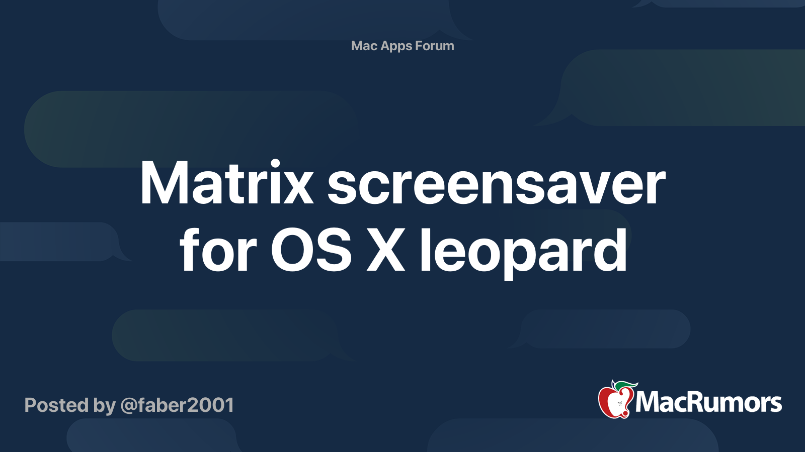 Best Matrix Screensaver Mac