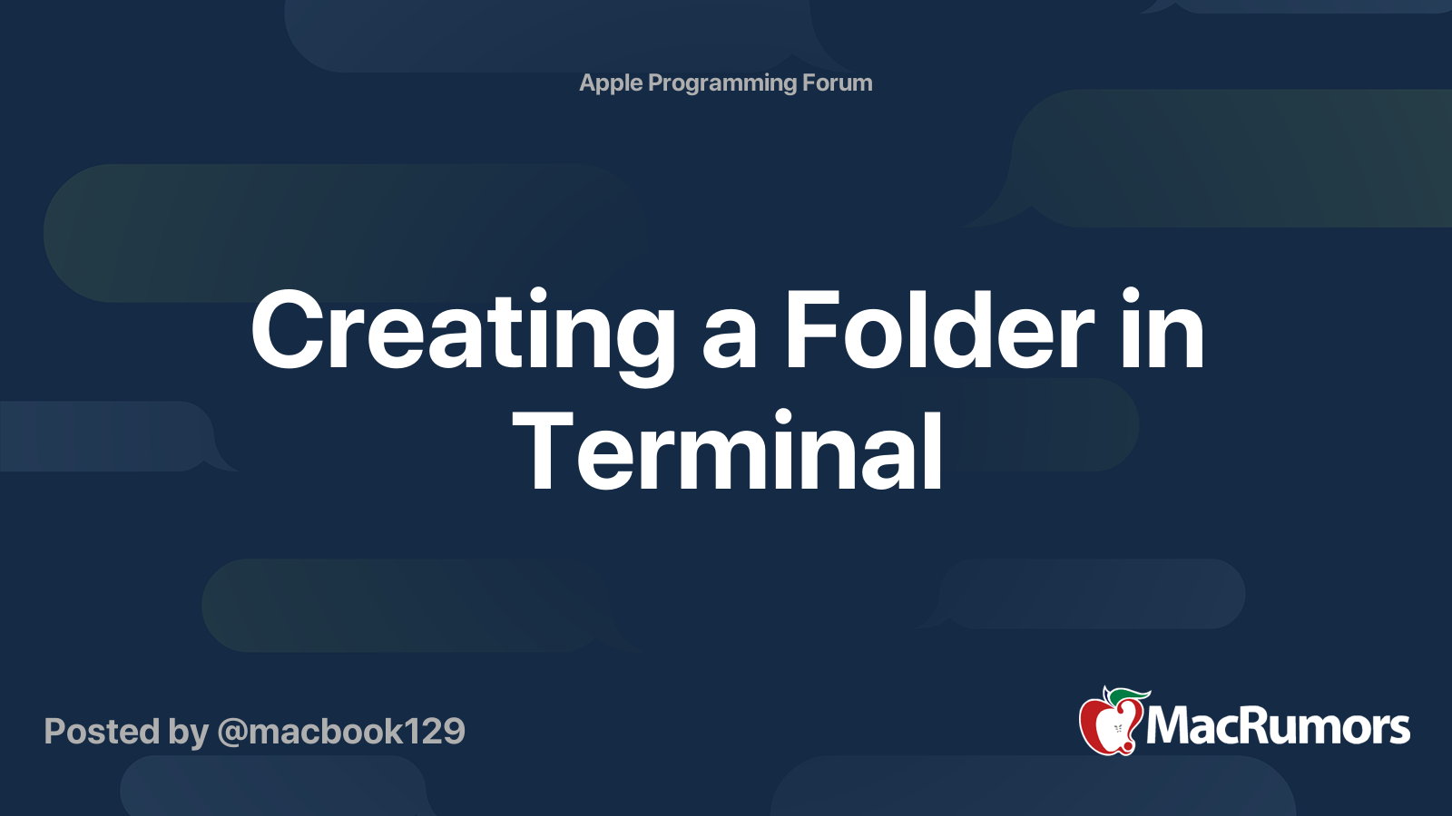 creating-a-folder-in-terminal-macrumors-forums