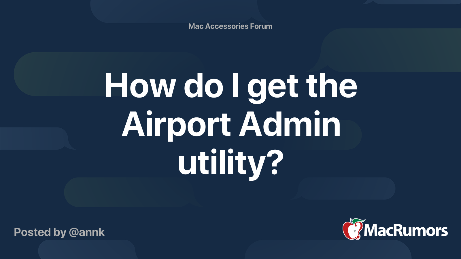 airport admin utility