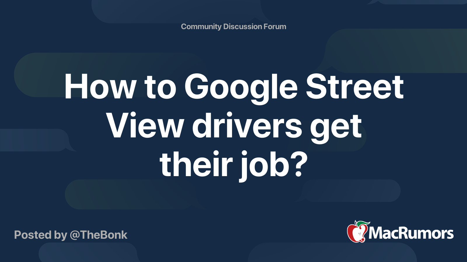 how to google street view drivers get