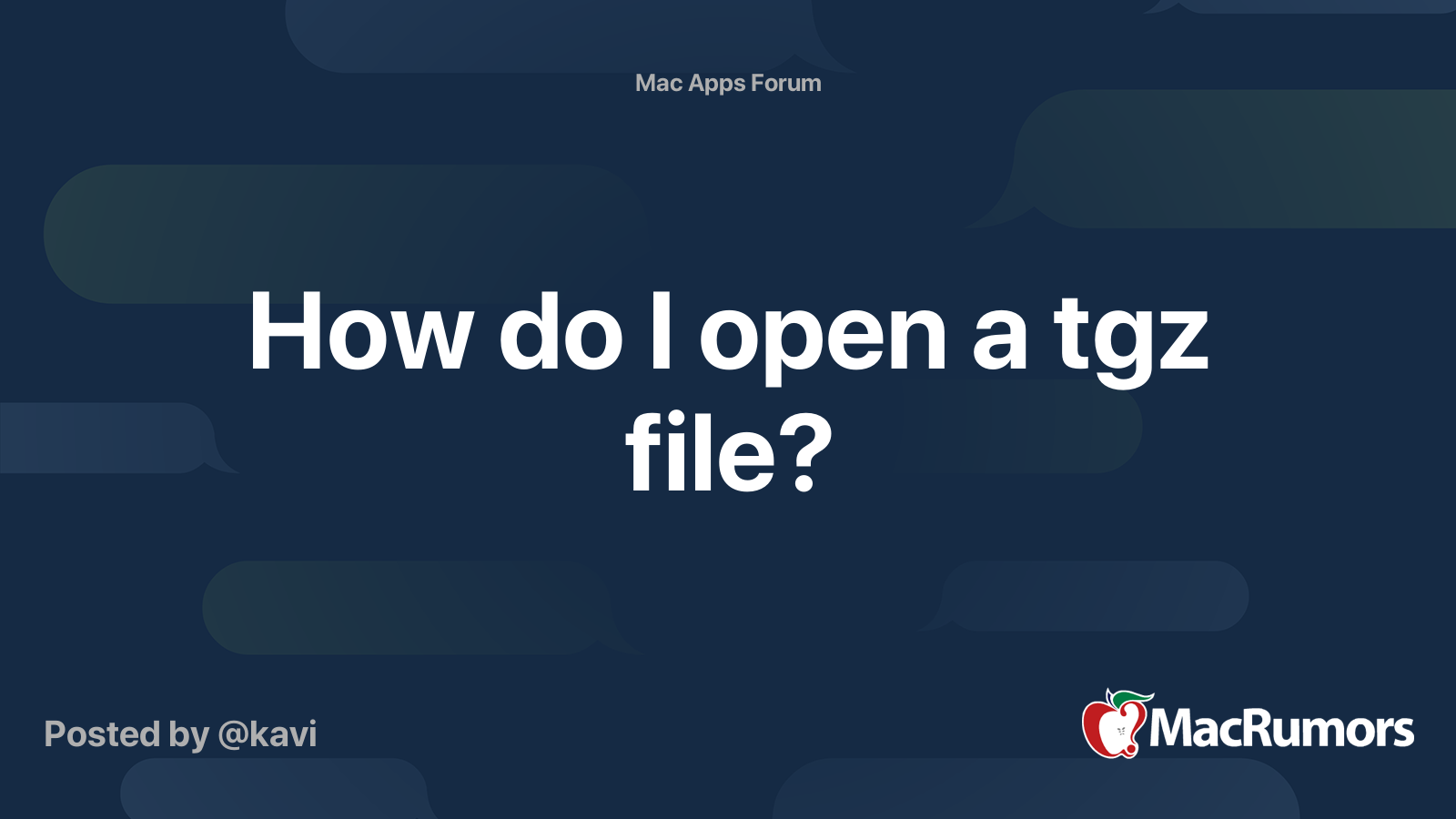 create tgz file mac