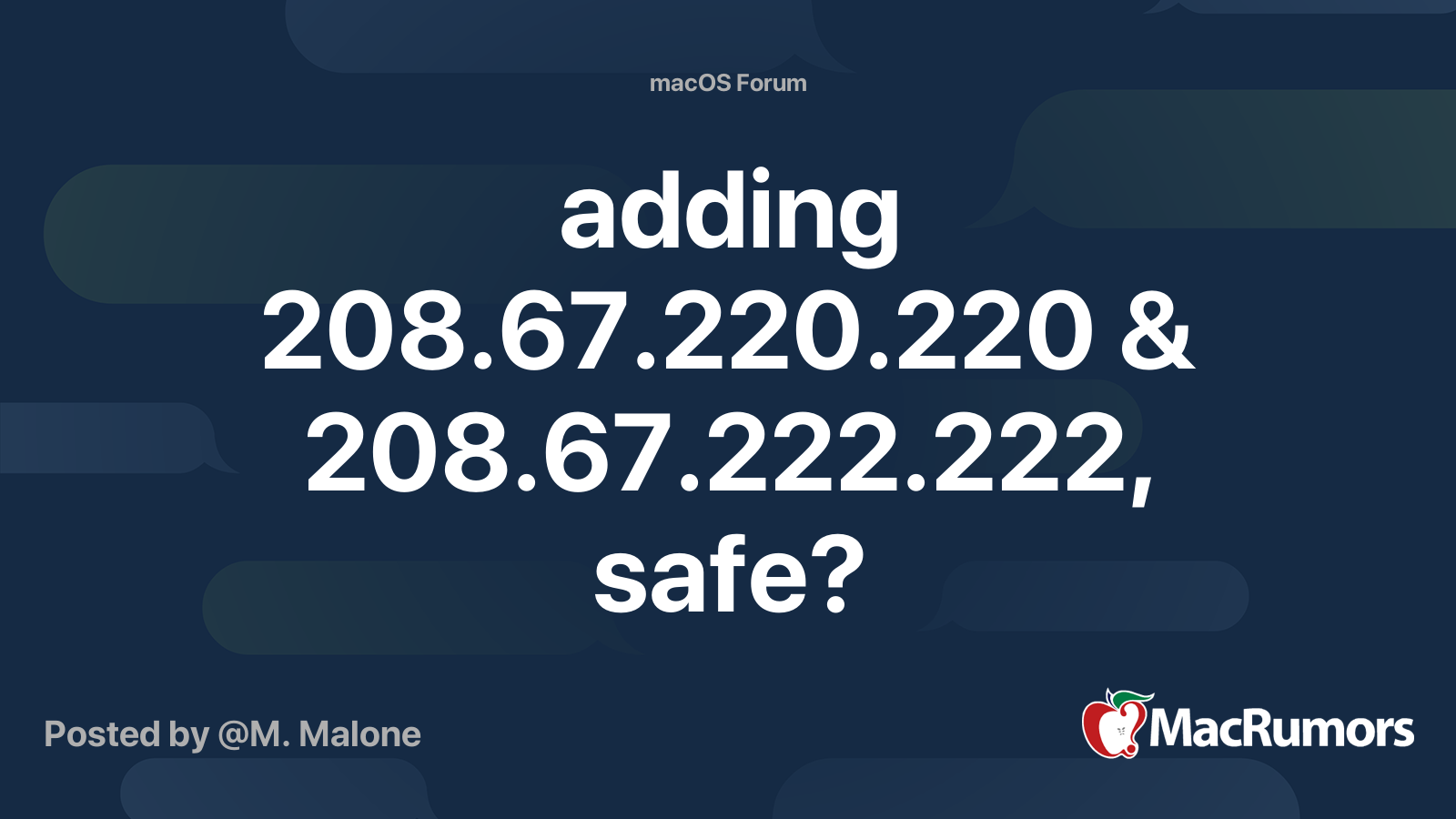 Adding 208 67 220 220 208 67 222 222 safe macrumors forums