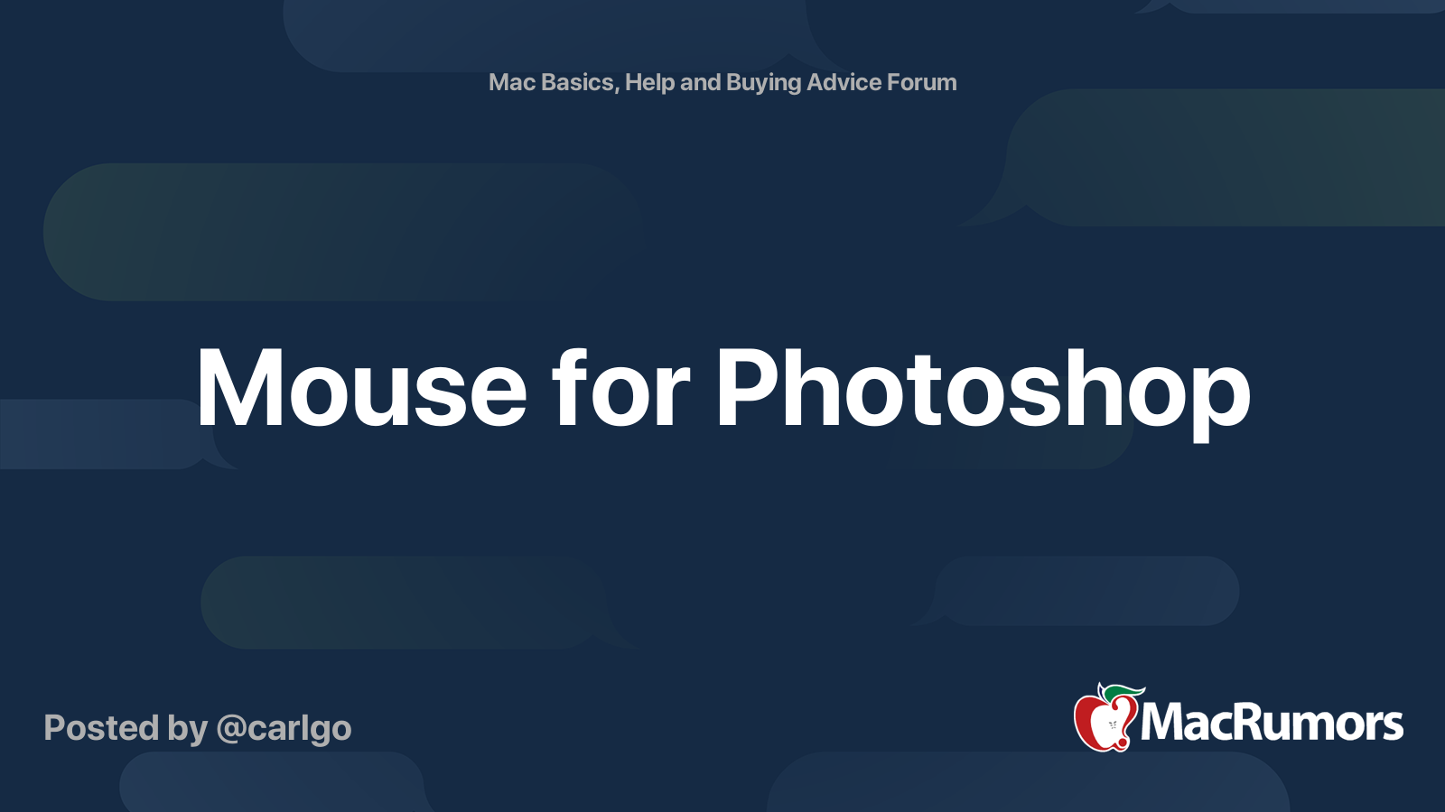 Mouse for MacRumors Forums
