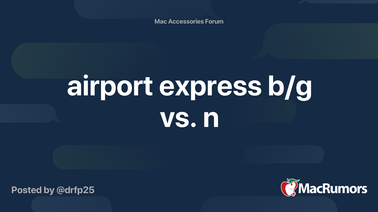 Airport Express B G Vs N Macrumors Forums