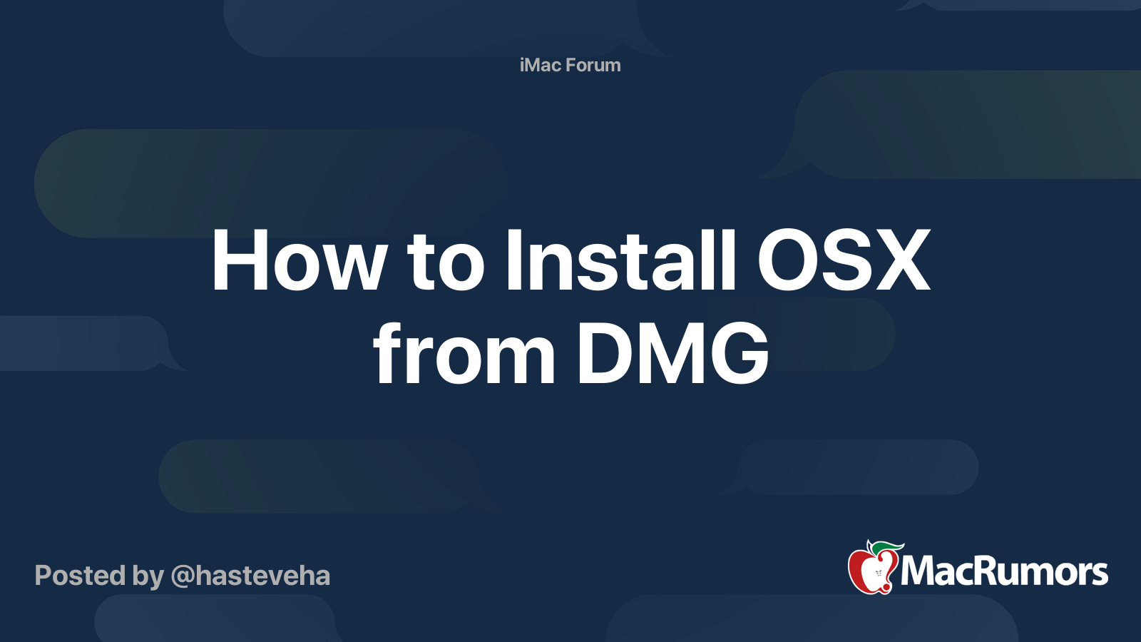 Osx Install Dmg
