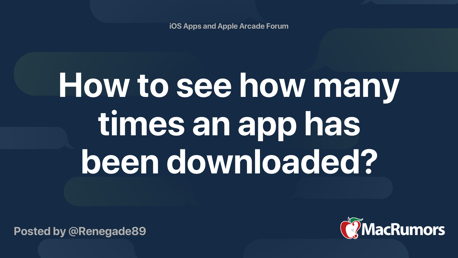 How to see how many times an app has been downloaded