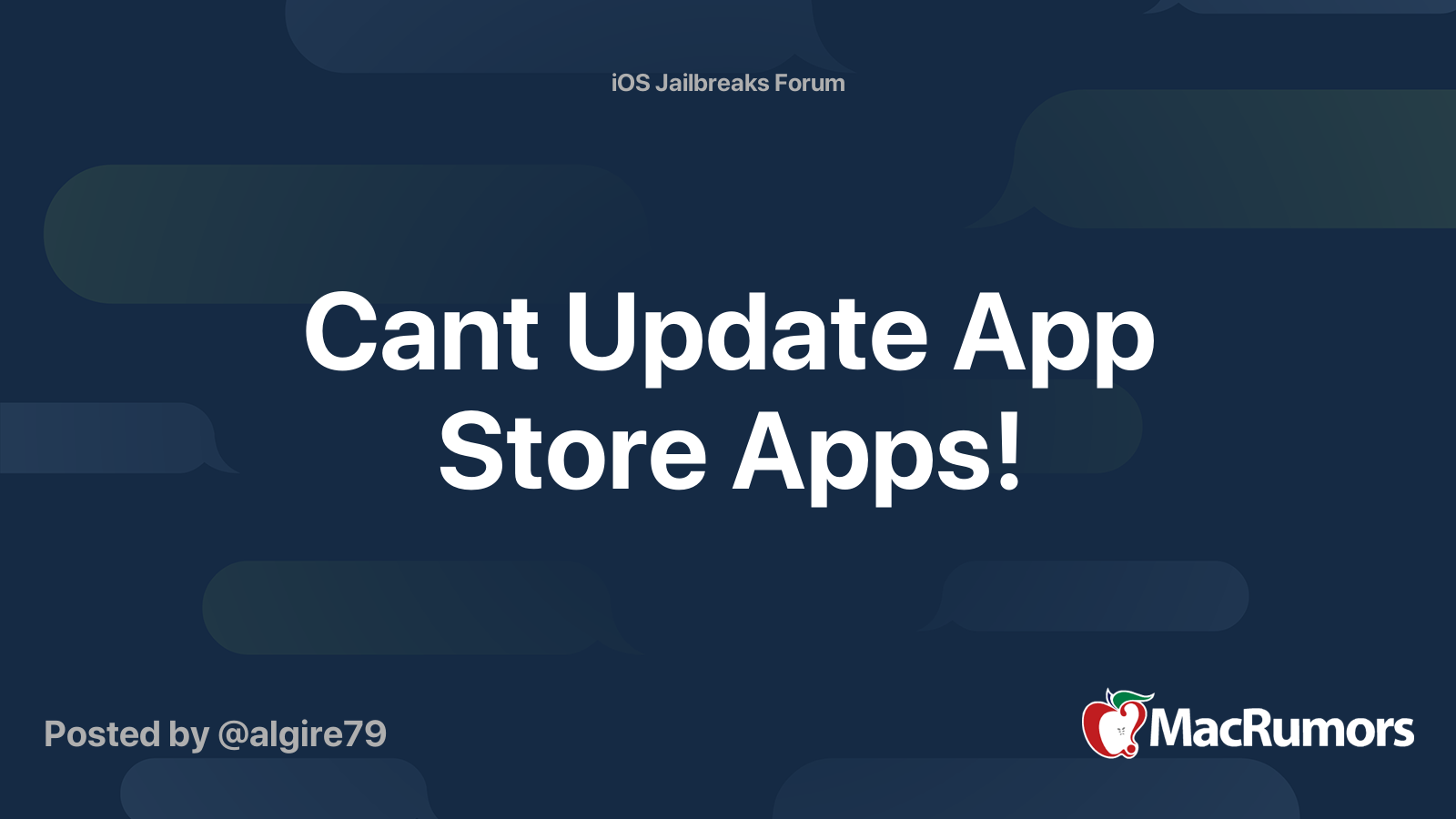 can t connect to app store to update mac