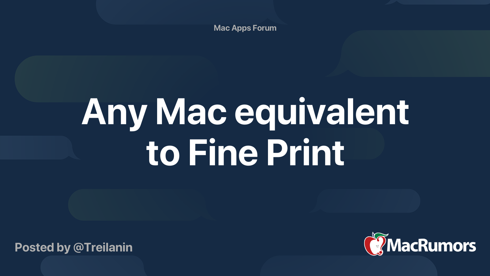 [軟體] Mac上fineprint軟體